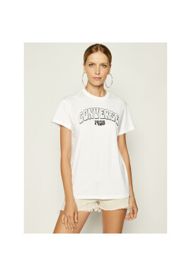 Converse Тишърт Greetings Tee 10019572 Бял Oversize - Pepit.bg
