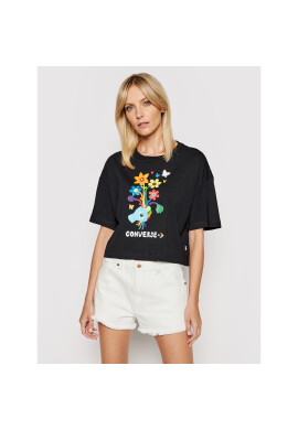 Converse Тишърт Pride 10022220-A01 Черен Loose Fit - Pepit.bg