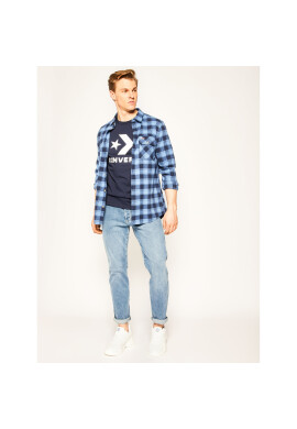 Converse Тишърт Star Chevron 10018568-A04 Тъмносин Regular Fit - Pepit.bg
