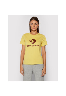 Converse Тишърт Star Chevron 10018569-A35 Жълт Standard Fit - Pepit.bg