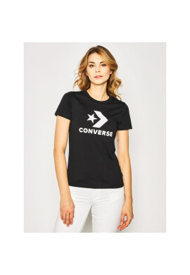 Converse Тишърт Star Chevron 10018569 Черен Regular Fit - Pepit.bg