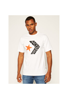 Converse Тишърт Star Chevron 10018870-A02 Бял Regular Fit - Pepit.bg