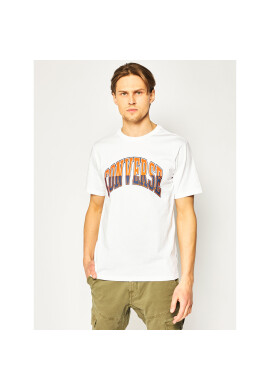 Converse Тишърт Twisted Varsity Graphic 10018383-A01 Бял Regular Fit - Pepit.bg