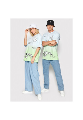 Converse Тишърт Unisex PEANUTS Cloud Watching 10024375-A01 Син Oversize - Pepit.bg
