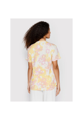 Converse Тишърт Washed Floral Patch 10023208-A02 Жълт Loose Fit - Pepit.bg