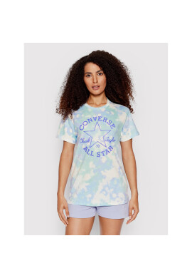 Converse Тишърт Washed Floral Patch 10023208-A03 Син Loose Fit - Pepit.bg