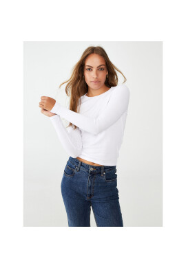 Cotton On Блуза 2052741 Бял Slim Fit - Pepit.bg