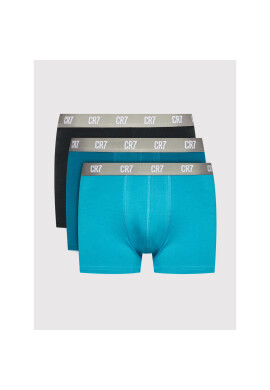 Cristiano Ronaldo CR7 Комплект 3 чифта боксерки Basic Trunk 3-Pack 8100-49-2717 Син - Pepit.bg