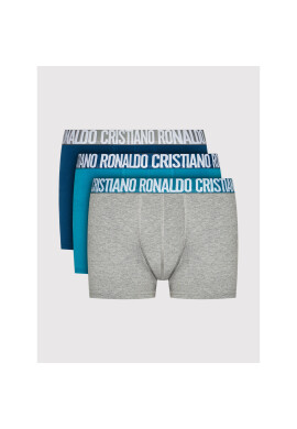 Cristiano Ronaldo CR7 Комплект 3 чифта боксерки Basic Trunk 3-Pack 8100-49-673 Син - Pepit.bg