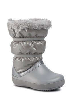Crocs Апрески Cb Lodgepoint Metallic Boot G 205829 Сребрист - Pepit.bg