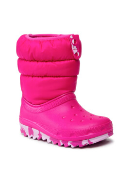 Crocs Апрески Classic Neo Puff Boot K 207275 Розов - Pepit.bg