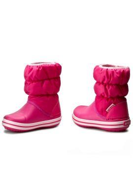 Crocs Апрески Winter Puff Boot Kids 14613 Розов - Pepit.bg