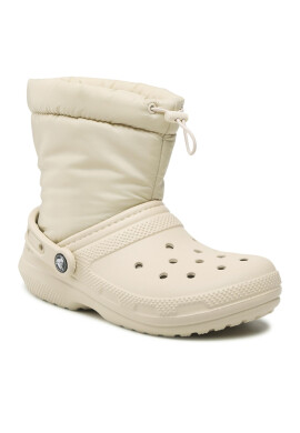 Crocs Боти Classic Lined Neo Puff Boot 206630 Бежов - Pepit.bg