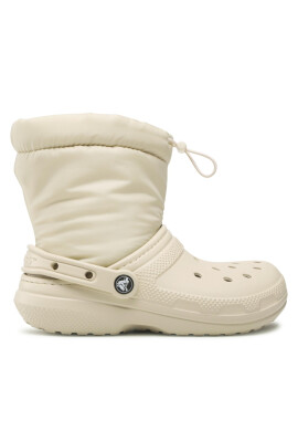 Crocs Боти Classic Lined Neo Puff Boot 206630 Бежов - Pepit.bg