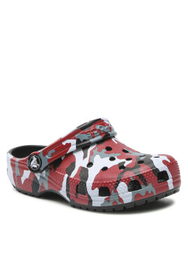 Crocs Чехли Classic Camo Clog 207594 Червен - Pepit.bg