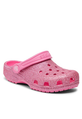 Crocs Чехли Classic Glitter Clog K 206993 Розов - Pepit.bg