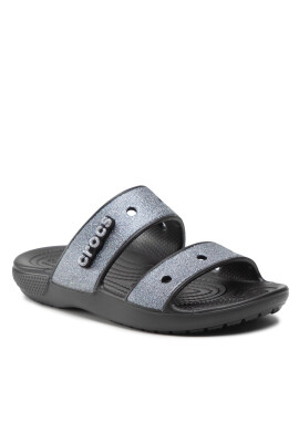 Crocs Чехли Classic Glitter II Sandal 207769 Черен - Pepit.bg