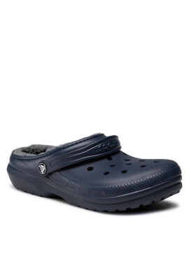 Crocs Чехли Classic Lined Clog K 203506 Тъмносин - Pepit.bg