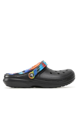 Crocs Чехли Classic Lined Spray Dye Clog 208045 Черен - Pepit.bg
