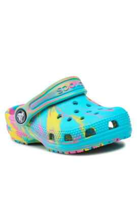 Crocs Чехли Classic Marbled Clog T 206838 Син - Pepit.bg