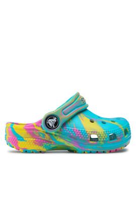 Crocs Чехли Classic Marbled Clog T 206838 Син - Pepit.bg