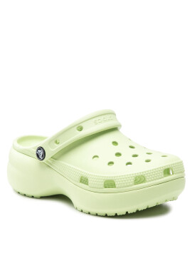Crocs Чехли Classic Platform Clog 206750 Зелен - Pepit.bg