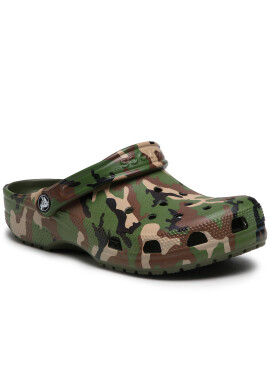 Crocs Чехли Classic Printed Camo Clog 206454 Зелен - Pepit.bg