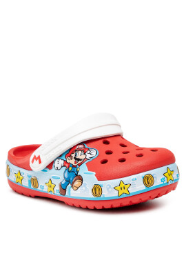 Crocs Чехли Fl Super Mario Lights Clog 206438 Червен - Pepit.bg