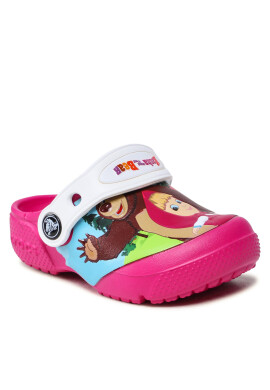 Crocs Чехли -Masha Bear Patch Clog Kids 207079 Розов - Pepit.bg