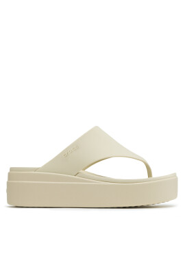 Crocs Джапанки Brooklyn Flip 208727 Бежов - Pepit.bg