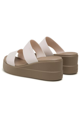 Crocs Чехли Brooklyn Mid Wedge 206219 Бежов - Pepit.bg
