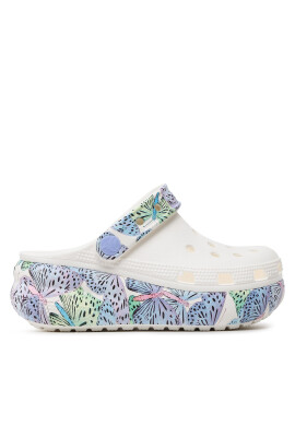 Crocs Чехли Classic Cutie Butterfly Clog K 208298 Бял - Pepit.bg