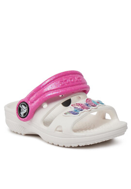 Crocs Чехли Classic Embellished Sandal T 207803 Бял - Pepit.bg