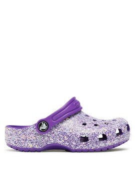 Crocs Чехли Classic Glitter Clog K 206993 Виолетов - Pepit.bg