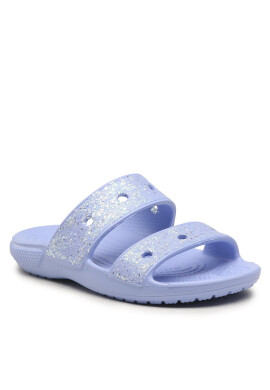 Crocs Чехли Classic Glitter Sandal K 207788 Виолетов - Pepit.bg