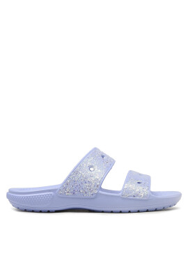 Crocs Чехли Classic Glitter Sandal K 207788 Виолетов - Pepit.bg