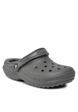 Crocs Чехли Classic Lined Clog 203591 Сив - Pepit.bg