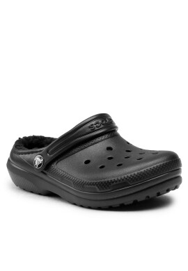 Crocs Чехли Classic Lined Clog K 207010 Черен - Pepit.bg