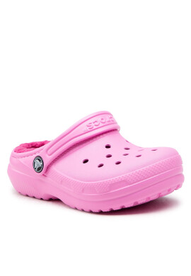 Crocs Чехли Classic Lined Clog K 207010 Розов - Pepit.bg