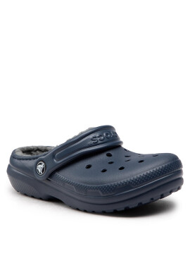 Crocs Чехли Classic Lined Clog K 207010 Тъмносин - Pepit.bg