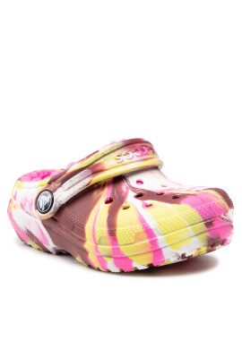 Crocs Чехли Classic Lined Marbled Cgt 207778 Цветен - Pepit.bg