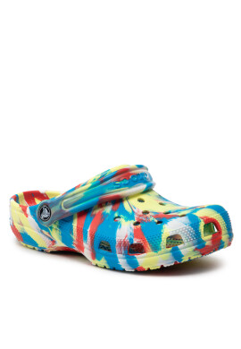 Crocs Чехли Classic Marbled Clog 206867 Син - Pepit.bg