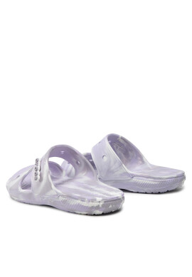 Crocs Чехли Classic Marbled Sandal 207701 Виолетов - Pepit.bg