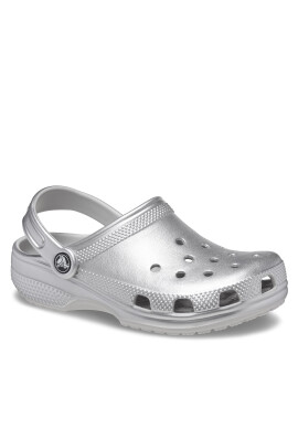 Crocs Чехли Classic Metallic Clog T 209198 Сребрист - Pepit.bg