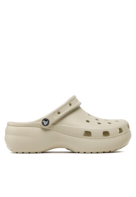 Crocs Чехли Classic Platform Clog W 206750 Бежов - Pepit.bg