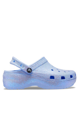 Crocs Чехли Classic Platform Glitter Clog 207241 Тъмносин - Pepit.bg