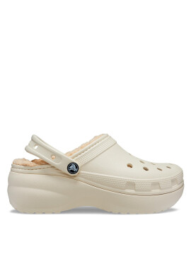 Crocs Чехли Classic Platform Lined Clog W 207938 Бежов - Pepit.bg