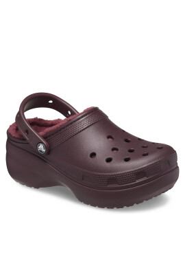 Crocs Чехли Classic Platform Lined Clog W 207938 Бордо - Pepit.bg