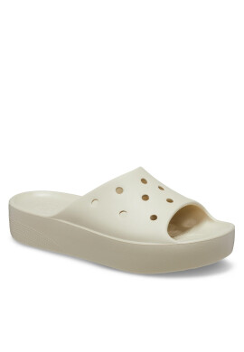 Crocs Чехли Classic Platform Slide 208180 Бежов - Pepit.bg
