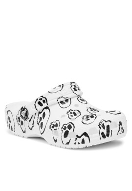 Crocs Чехли Classic Skull Print Clog Kids 209083 Бял - Pepit.bg
